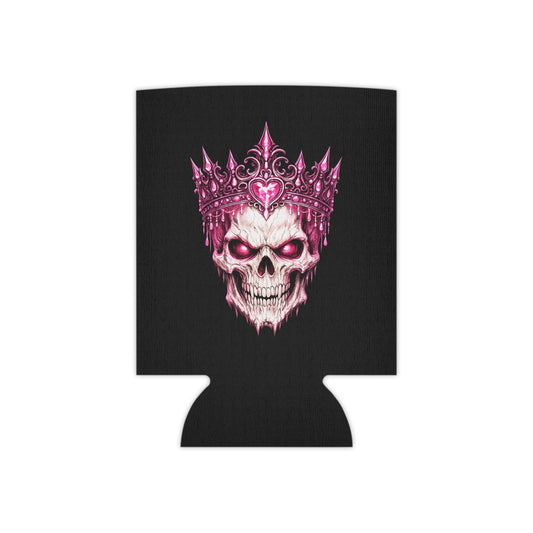Pink Graffiti "Queen" Can Cooler | Skull Crown Can Cooler