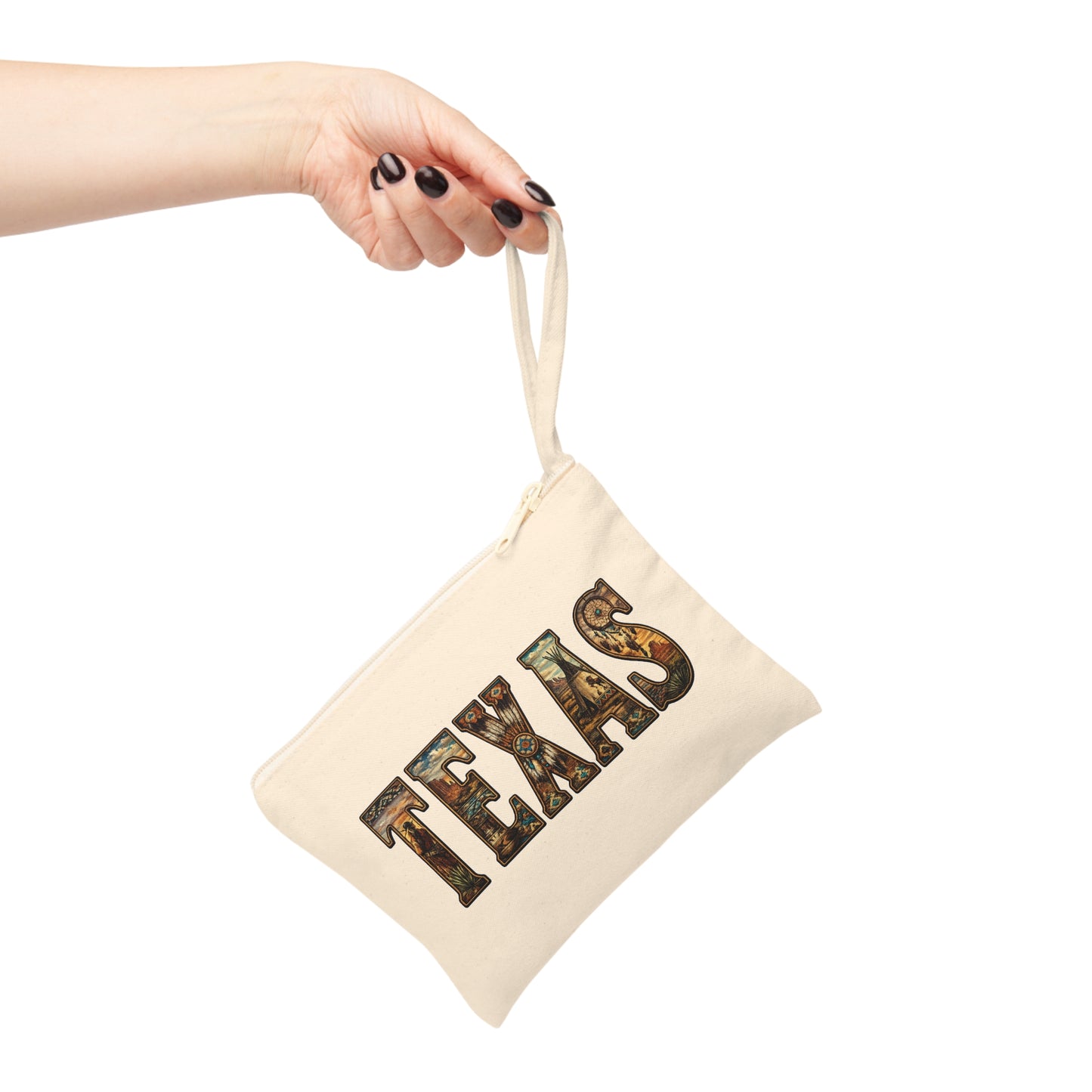 Texas Accessory Pouch | State Travel Souvenir Zipper Pouch