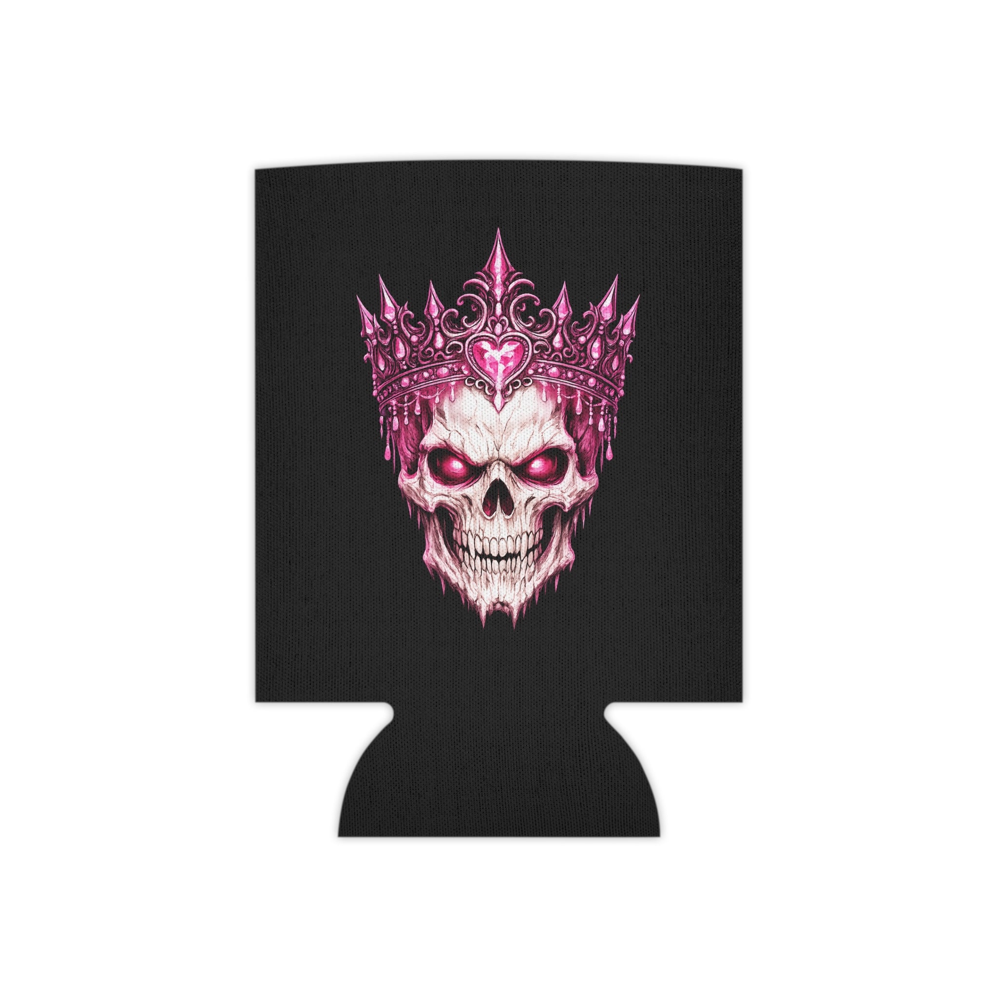 Pink Graffiti "Queen" Can Cooler | Skull Crown Can Cooler