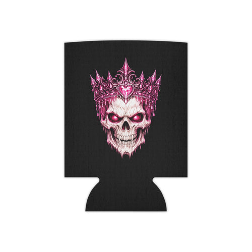 Pink Graffiti "Queen" Can Cooler | Skull Crown Can Cooler