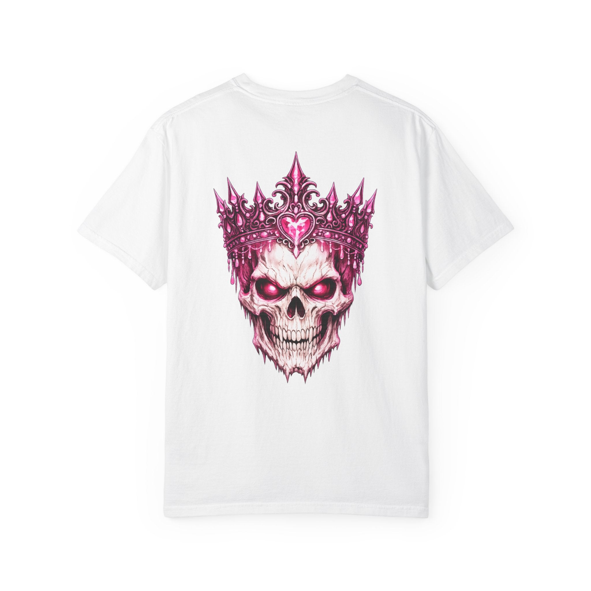 Skull King T-Shirt — Pink Crown Gothic Graphic Tee