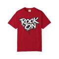 Grunge Smiley DJ Peace Sign T-shirt | Rock On Front