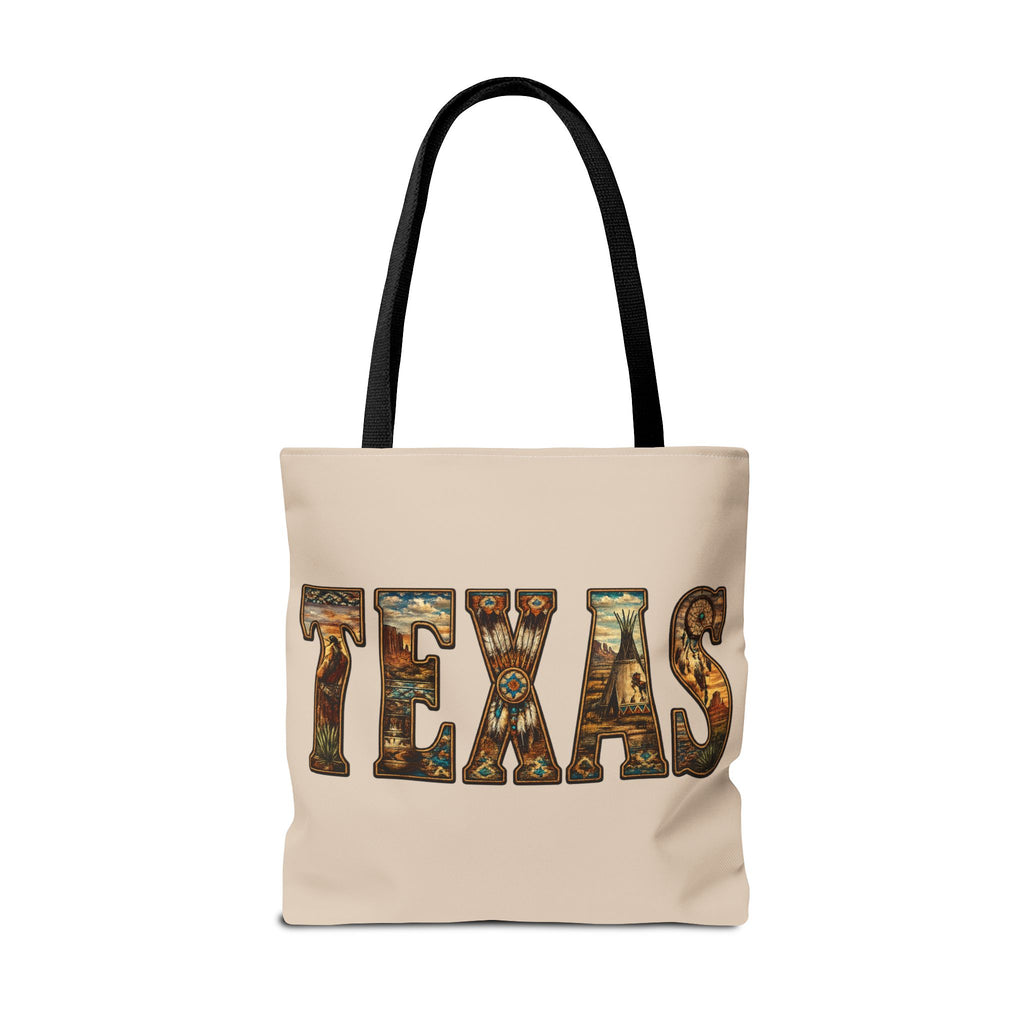 Texas vintage desert letters Tote Bag | western southwestern typography