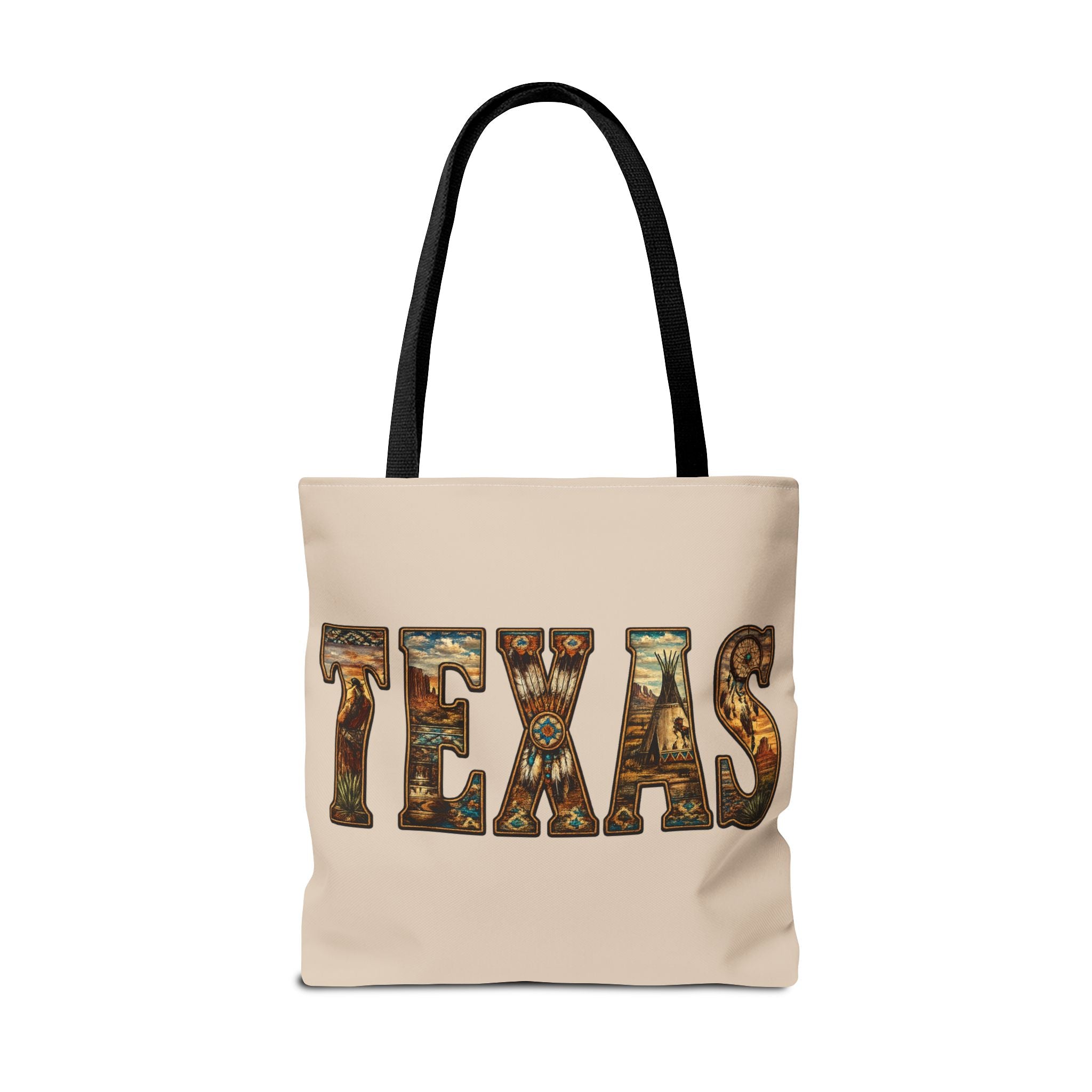 Texas vintage desert letters Tote Bag | western southwestern typography