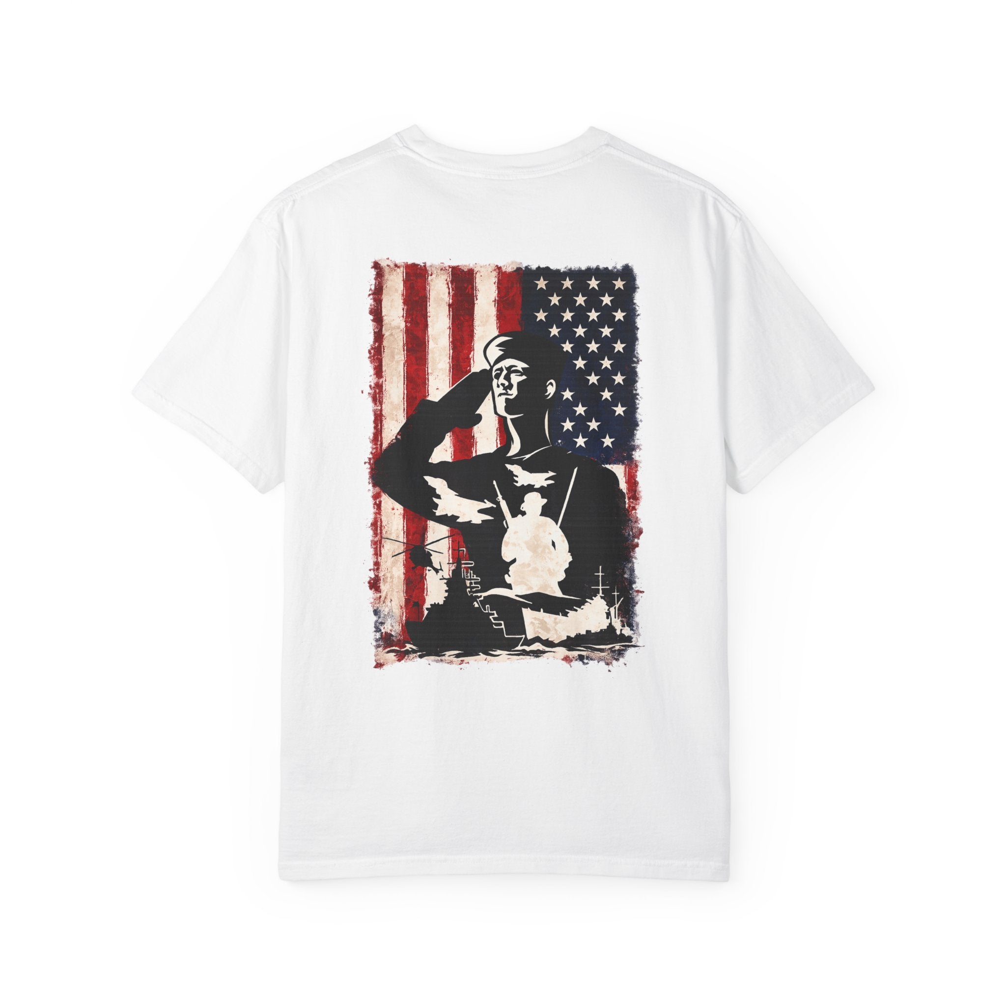 4th of July T-Shirt — 'We'll Put a Boot in Your Ass' Patriotic Military Tee