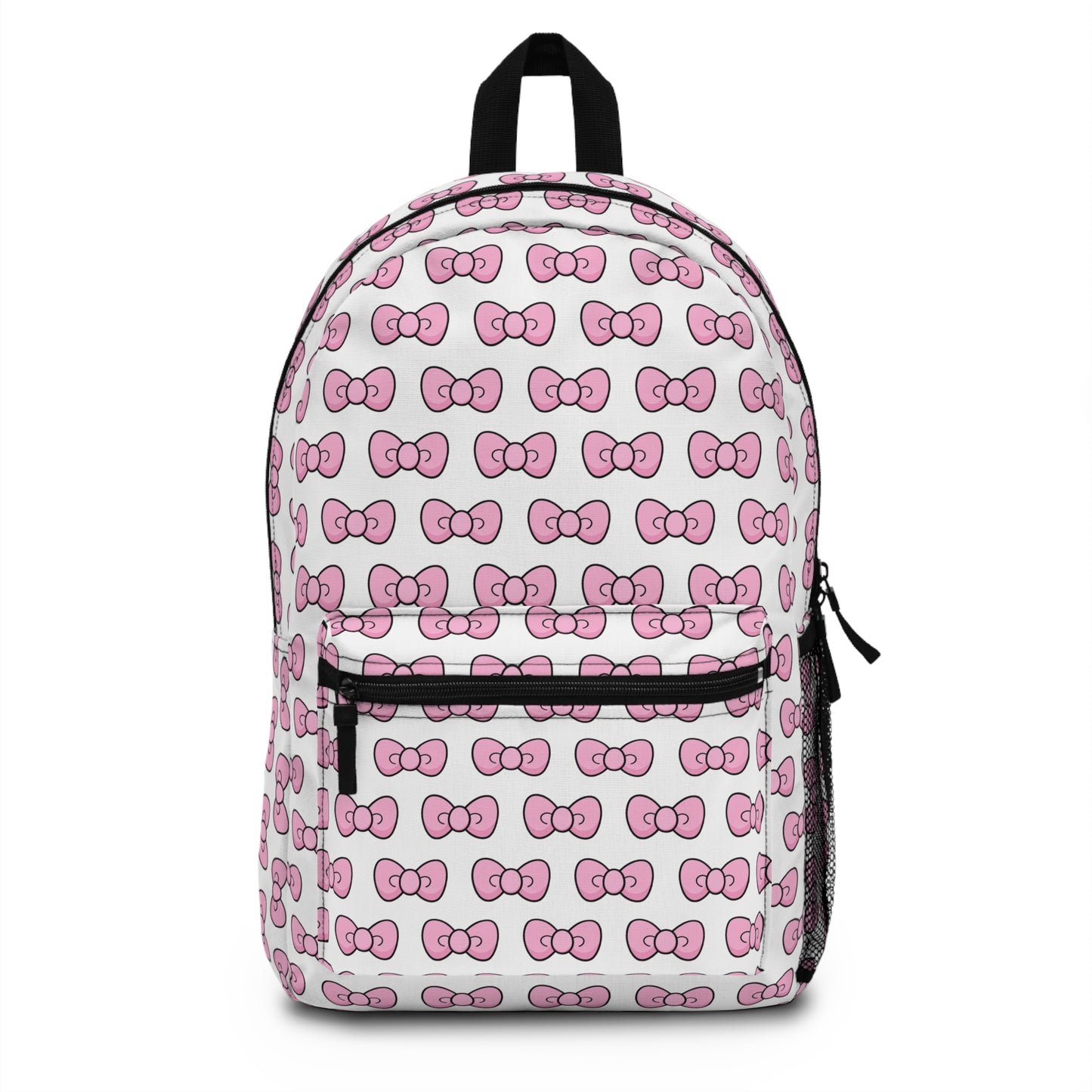 Pink Bow Pattern Backpack – Cute Kids & Teen School Bag
