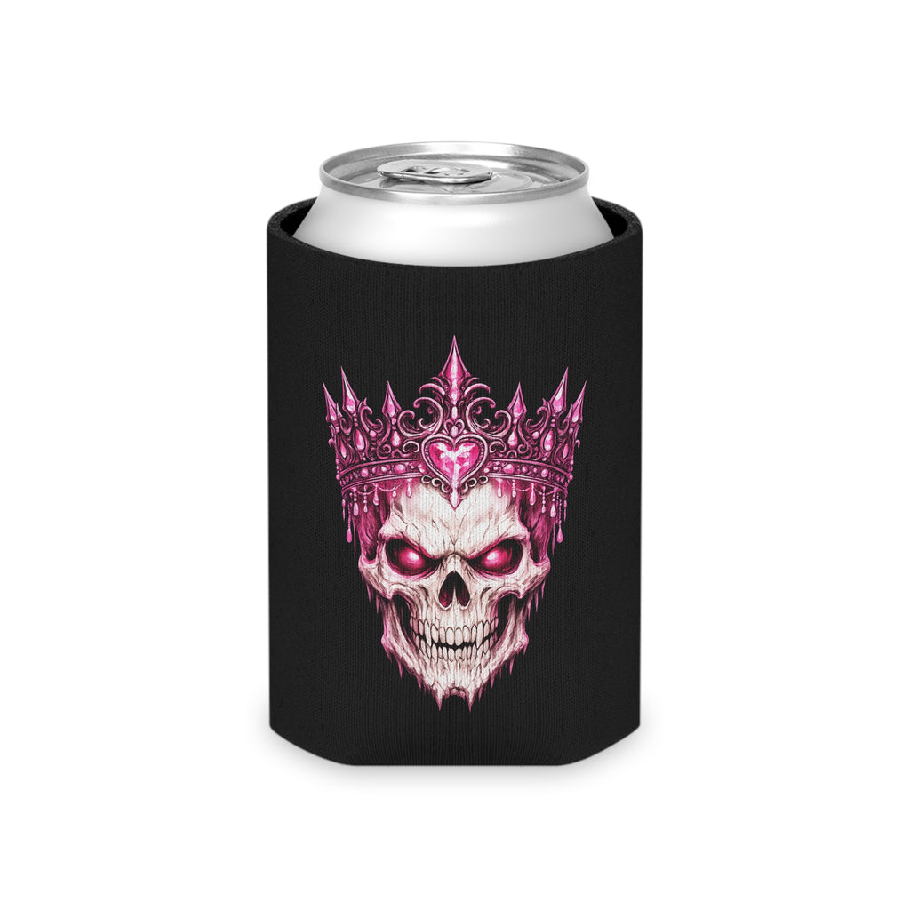 Pink Graffiti "Queen" Can Cooler | Skull Crown Can Cooler