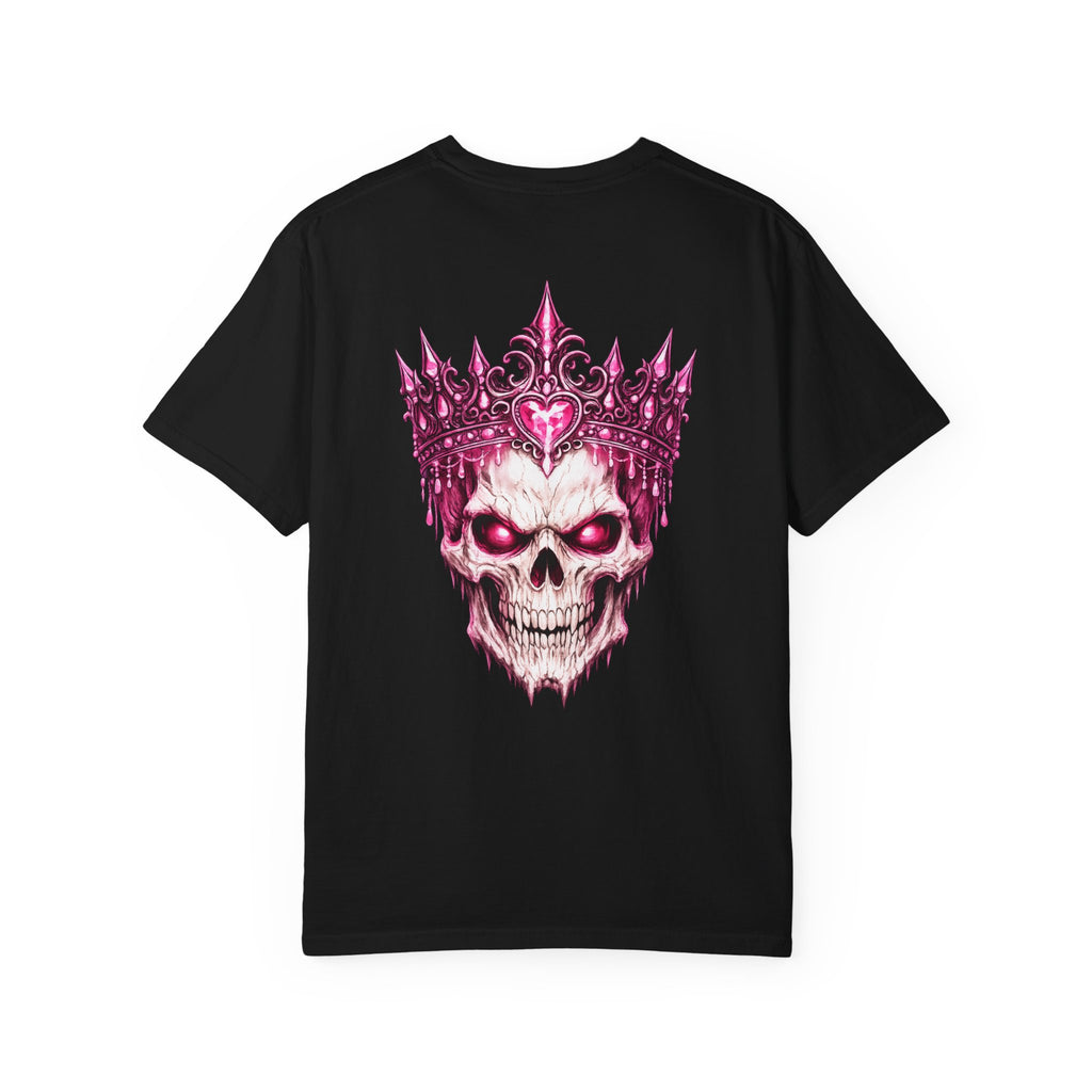 Skull King T-Shirt — Pink Crown Gothic Graphic Tee