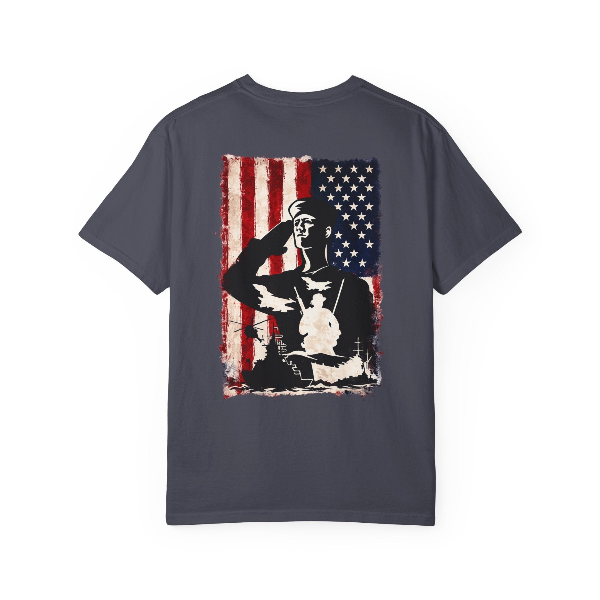 4th of July T-Shirt — 'We'll Put a Boot in Your Ass' Patriotic Military Tee