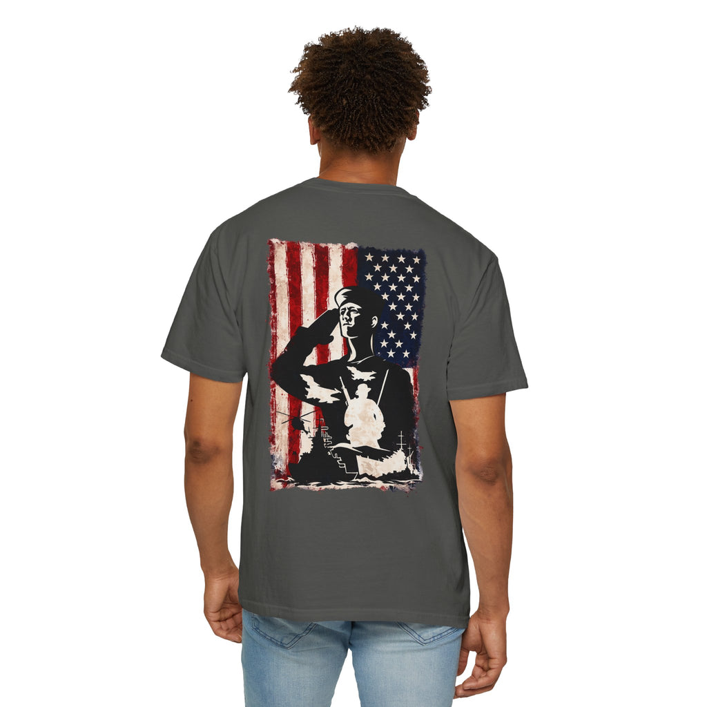 4th of July T-Shirt — 'We'll Put a Boot in Your Ass' Patriotic Military Tee