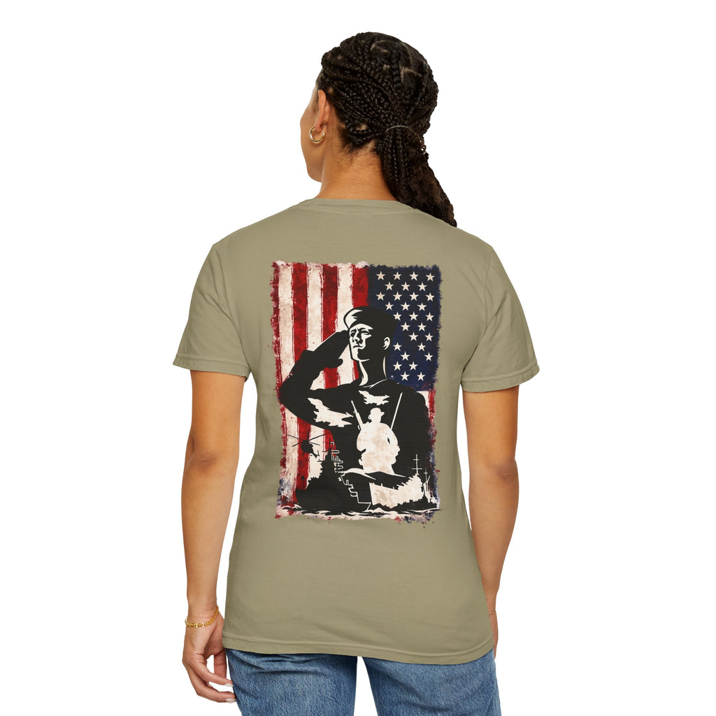 4th of July T-Shirt — 'We'll Put a Boot in Your Ass' Patriotic Military Tee