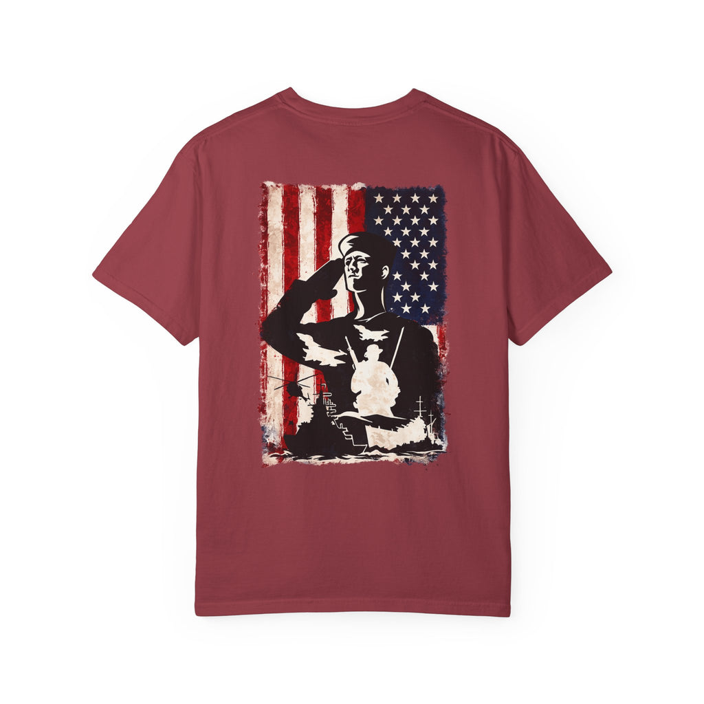 4th of July T-Shirt — 'We'll Put a Boot in Your Ass' Patriotic Military Tee