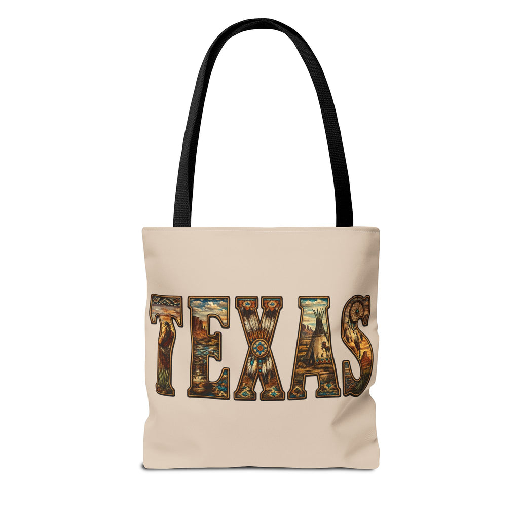 Texas vintage desert letters Tote Bag | western southwestern typography