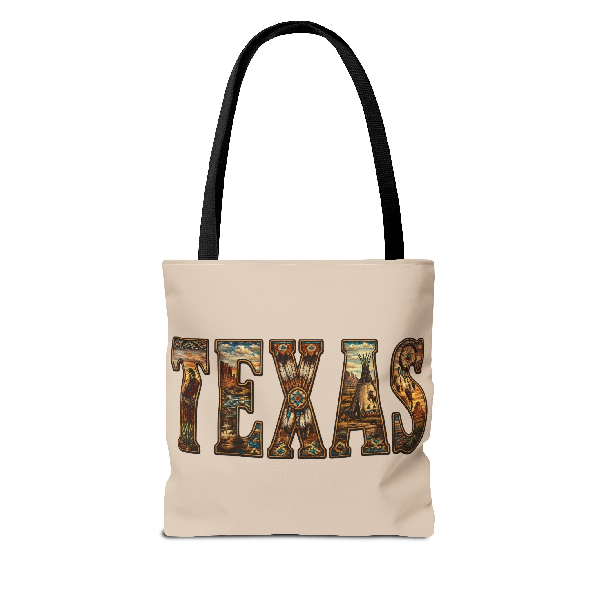 Texas vintage desert letters Tote Bag | western southwestern typography