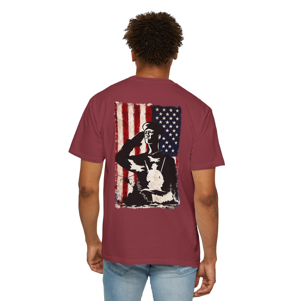 4th of July T-Shirt — 'We'll Put a Boot in Your Ass' Patriotic Military Tee
