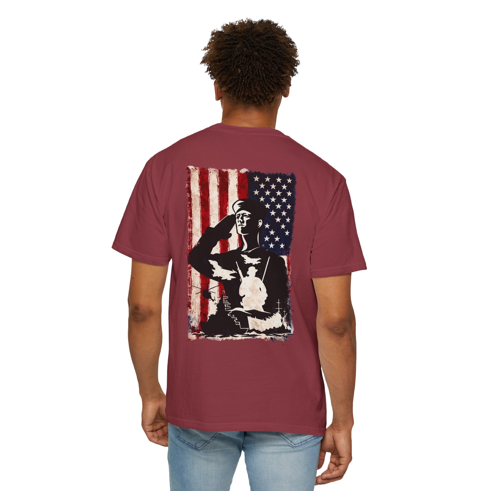 4th of July T-Shirt — 'We'll Put a Boot in Your Ass' Patriotic Military Tee