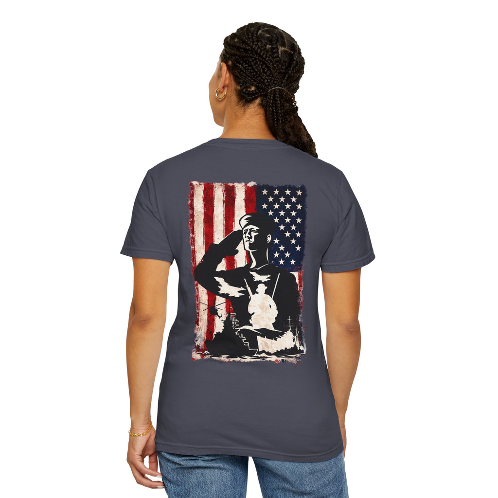 4th of July T-Shirt — 'We'll Put a Boot in Your Ass' Patriotic Military Tee
