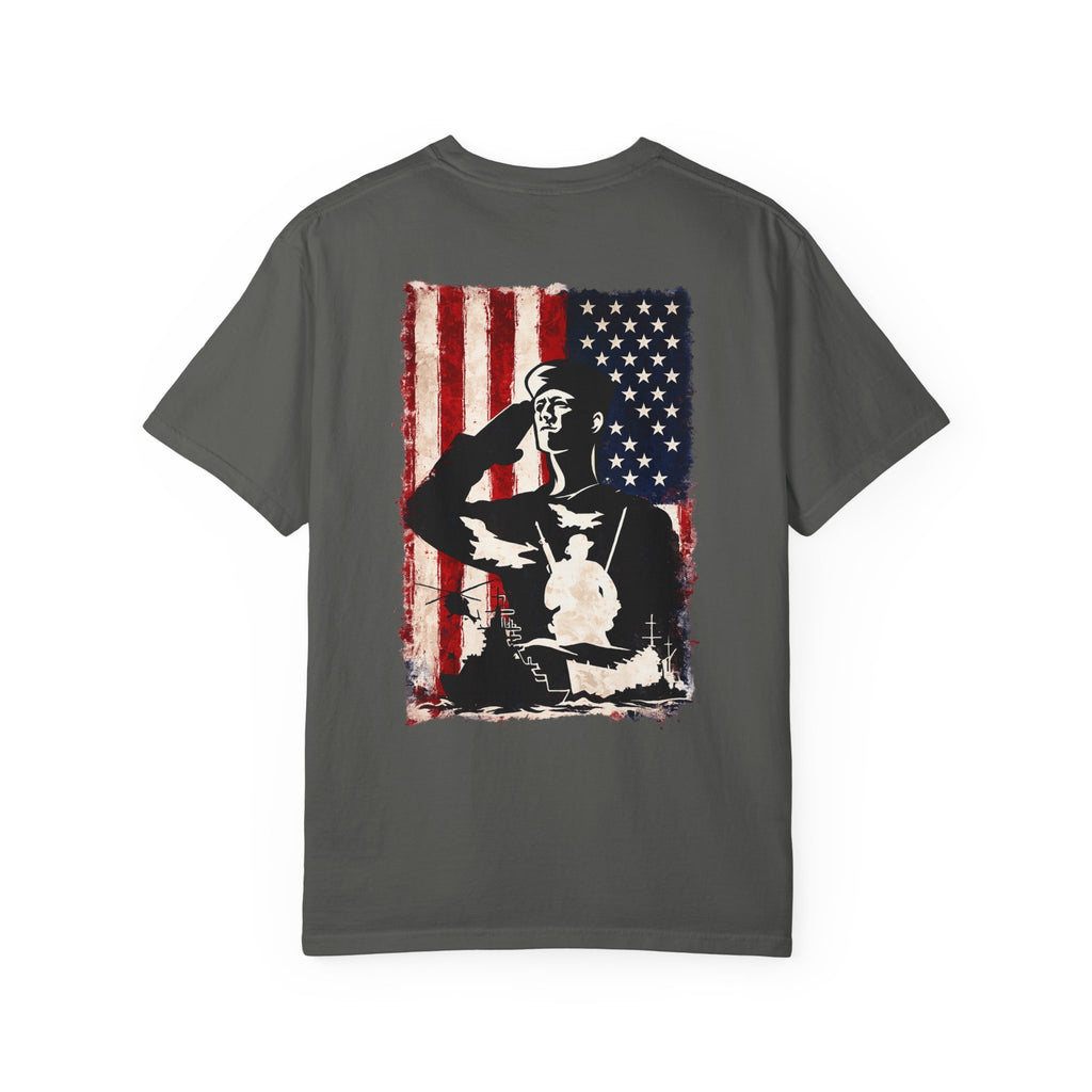 4th of July T-Shirt — 'We'll Put a Boot in Your Ass' Patriotic Military Tee