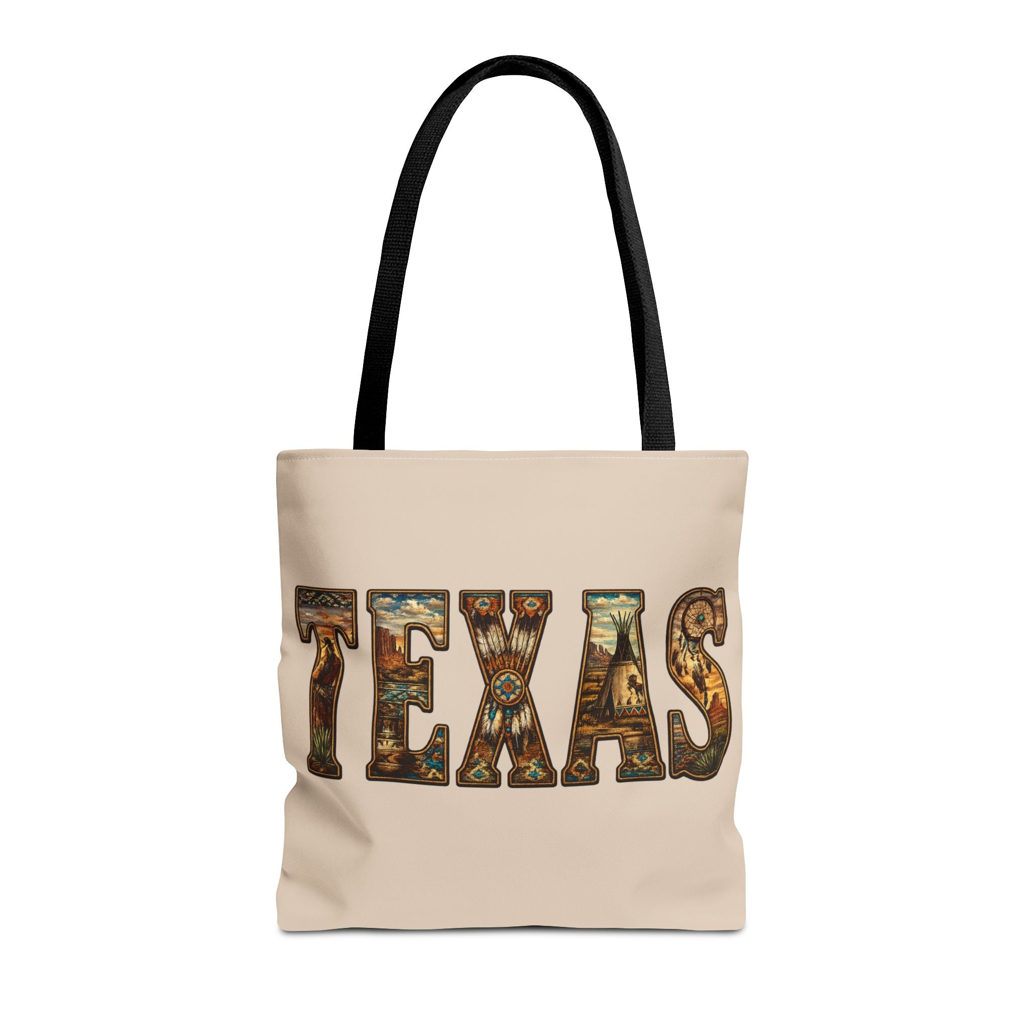 Texas vintage desert letters Tote Bag | western southwestern typography