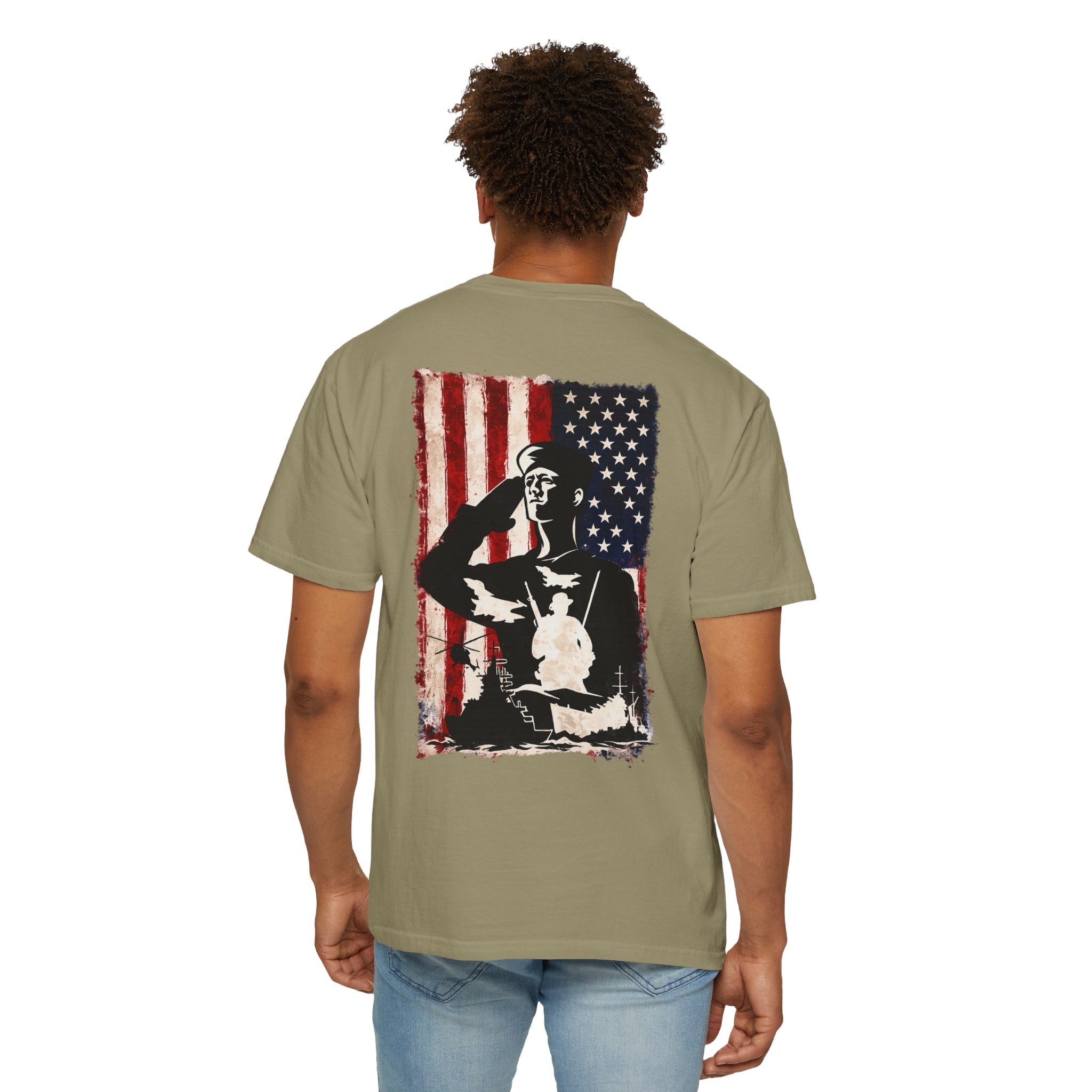 4th of July T-Shirt — 'We'll Put a Boot in Your Ass' Patriotic Military Tee