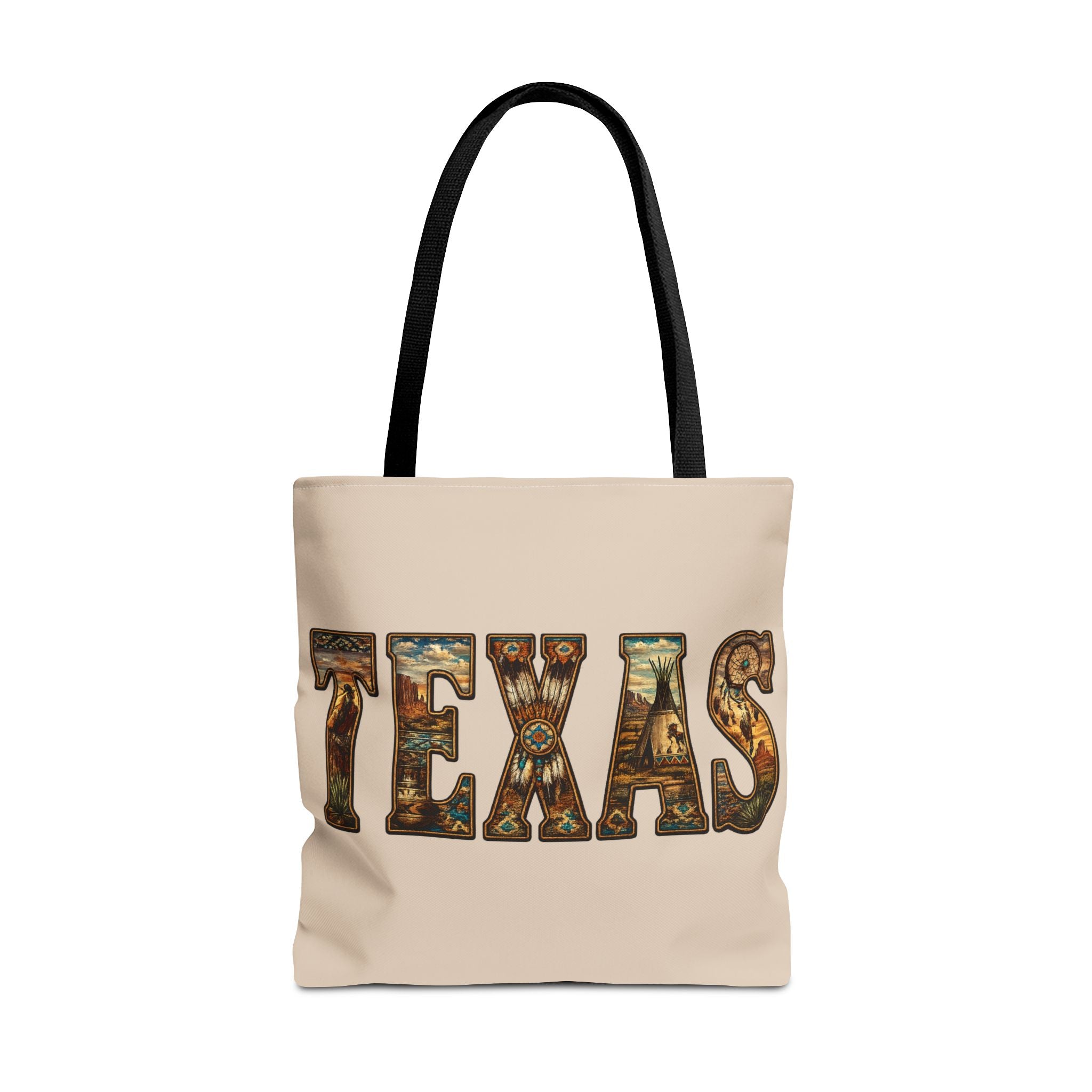 Texas vintage desert letters Tote Bag | western southwestern typography