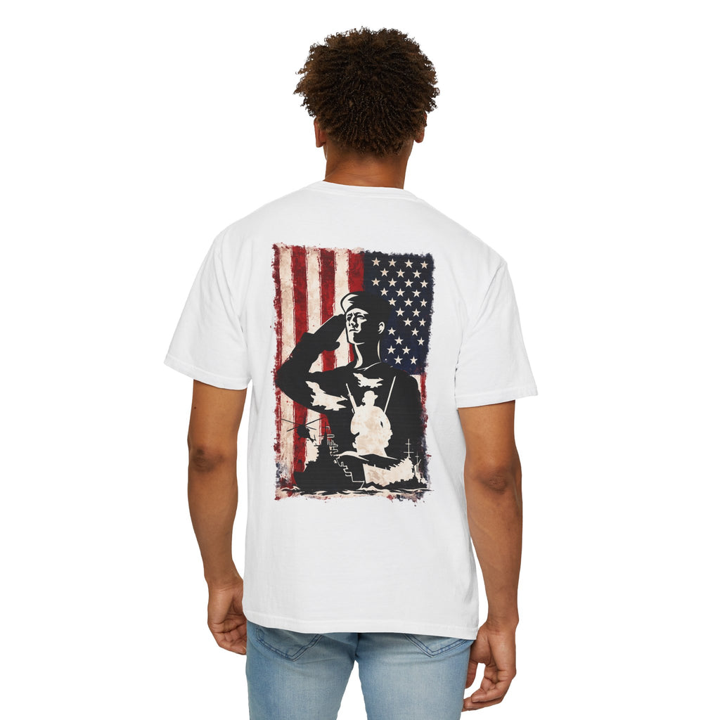 4th of July T-Shirt — 'We'll Put a Boot in Your Ass' Patriotic Military Tee